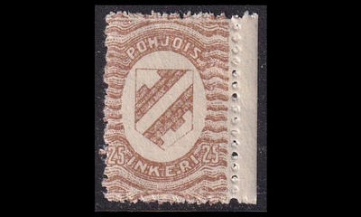 INK_3 ** Pohjois-Inkeri 25p korkea merkki (1920)