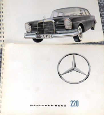 1960 Mercedes-Benz 220 PRESTIGE esite - KUIN UUSI - 32 sivua