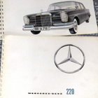 1960 Mercedes-Benz 220 PRESTIGE esite - KUIN UUSI - 32 sivua - pikkukuva 1