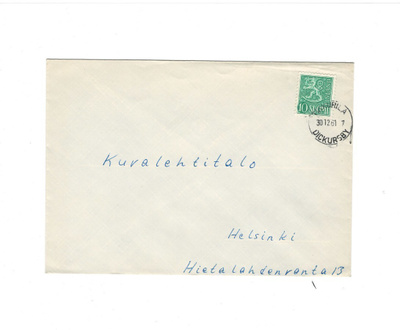 POSTILÄHETYS TIKKURILA/DICKURSBY