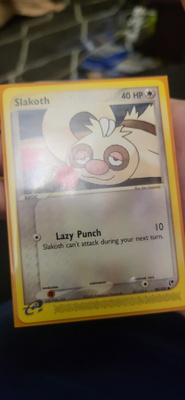 Pokémon TCG Slakoth EX Sandstorm 80 card