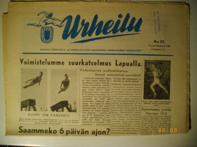 Urheilu lehti Nro 22/1950 (28.10)