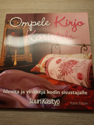 Ompele kirjo koristele sisustuskirja
