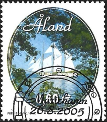 Åland 2005 Ahvenan kesä 0,60 € EP alareuna LOISTO LaPe 257