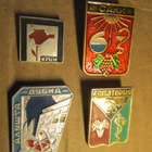 CCCP (Ukraina): neljä vintage  Krim-pinssiä - pikkukuva 1