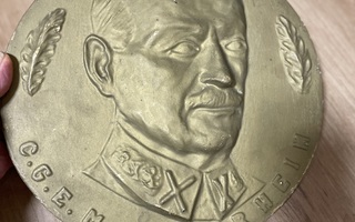 Harvinainen Mannerheim reliefi