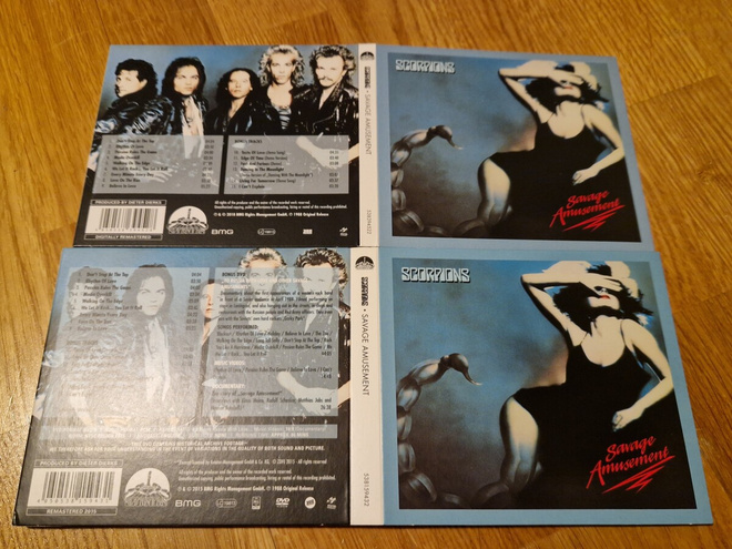 Scorpions Savage Amusement cd & cd+dvd remastered