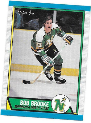 1989-90 OPC #215 Bob Brooke Minnesota North Stars