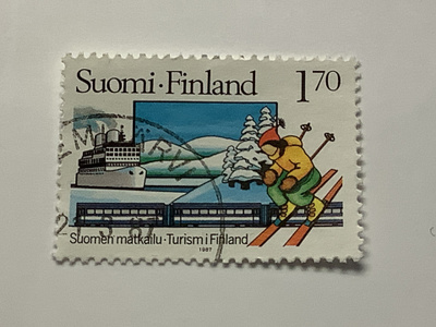 1008 / 1987 Talvimatkailu o leimattu