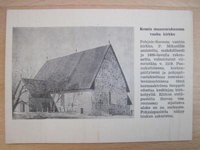 VANHA Postikortti Kemi Lappi 1940-luku