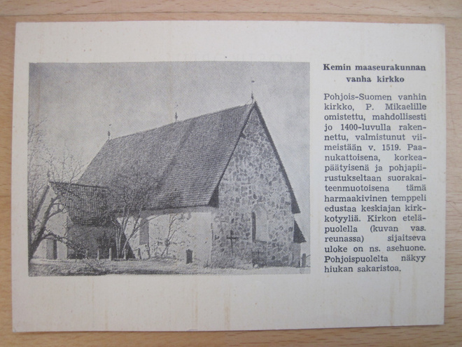 VANHA Postikortti Kemi Lappi 1940-luku