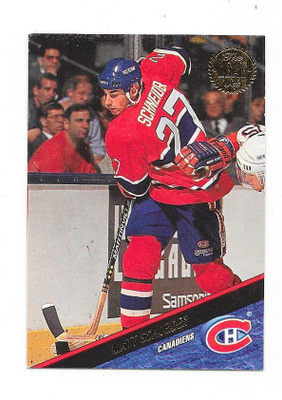 1993-94 LEAF #53 Matt Schneider , Montreal Canadiens