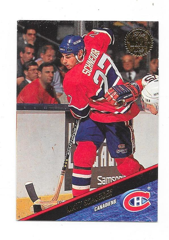 1993-94 LEAF #53 Matt Schneider , Montreal Canadiens