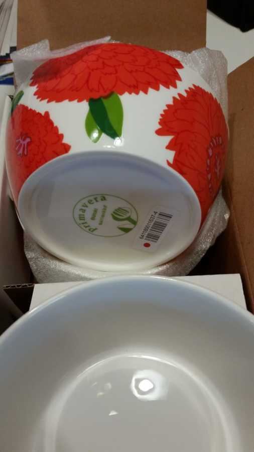 ARABIA IITTALA MARIMEKKO PRIMAVERA KULHOT 4 KPL