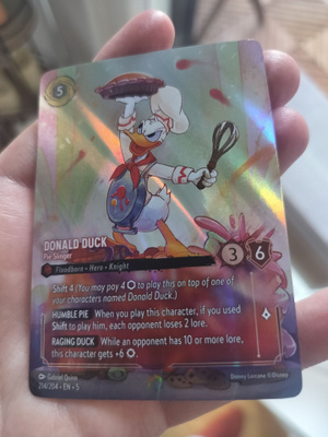 Disney Lorcana Donald Duck enchanted