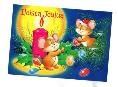 Ihana...°°ILOISTA JOULUA°° -KORTTI /(Kulkematon)