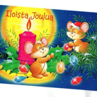 Jouluhiiret... °°ILOISTA JOULUA°° -KORTTI /(Kulkematon) - pikkukuva 1