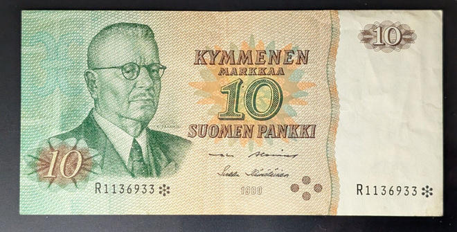 10 Markkaa 1980 tähti R1136933