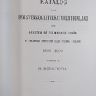 Hugo Bergroth : Katalog öfver den svenska litteraturen i ... - pikkukuva 3