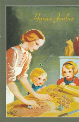 MARTTA WENDELIN - ÄITI JA LAPSET LEIPOVAT