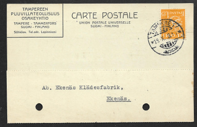 Postil. - Yl.m. 1,25 (LAPE 177) Tampere 1 18.10.1931
