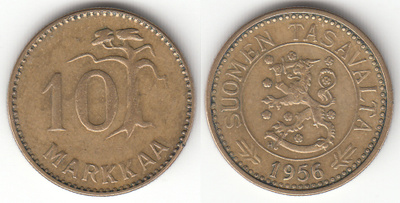 10 mk 1956