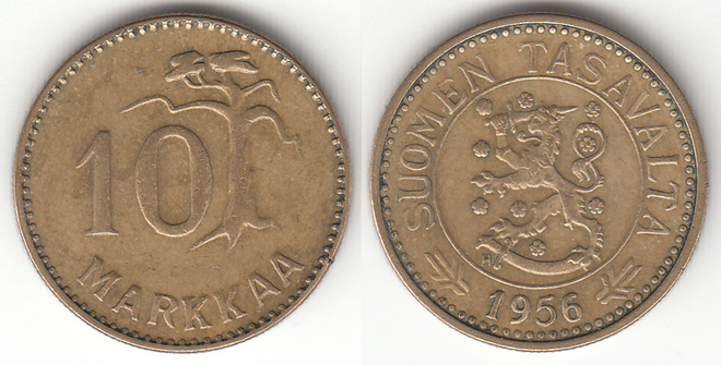 10 mk 1956
