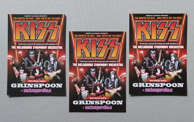 KISS : 3 x Kiss symphony ('04) korttia + bonus