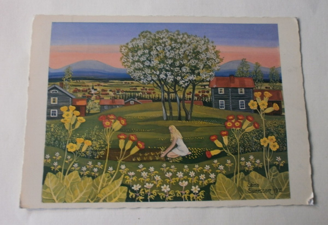 Stina Sunesson: Aikainen kevät, väripk, p. 1980 Suomeen