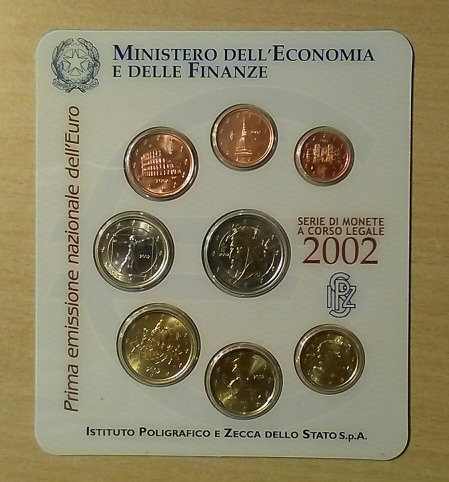 Italia Vuosisarja 2002, 1. Euro-sarja, Juhlamalli