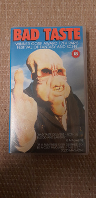 BAD TASTE VHS UK Front Video Peter Jackson Cult Gore Horror