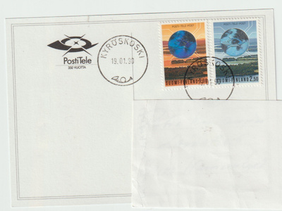 Postileima : KYRÖSKOSKI  19.01.90  (R)