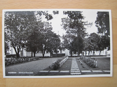 VANHA Postikortti Hamina 1950-l Alkup. Mallikappale