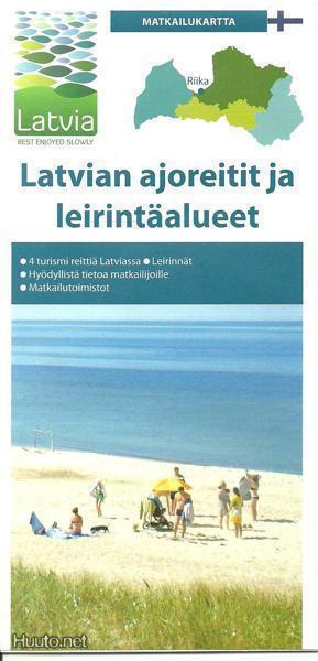 LATVIA KARTTA leirintäalueet 2013 suomenkielinen