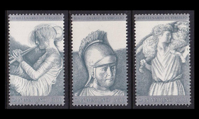 San Marino 1230-2 ** Runoilija Vergilius (1981)