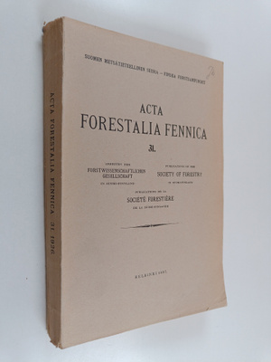 Acta forestalia Fennica 31