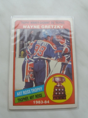 1984-85 O-Pee-Chee Art Ross Trophy #373 Wayne Gretzky