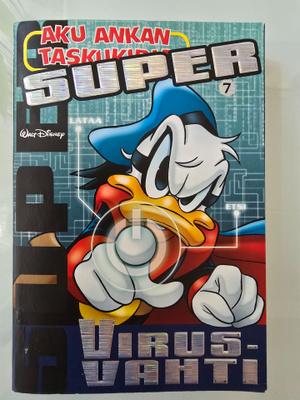 Aku Ankka Taskukirja Super 7 Virusvahti -sarjakuva