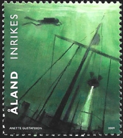 Åland 2009  Sukellus  Inrikes  ** LaPe 308