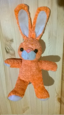Oranssi söpö pupu