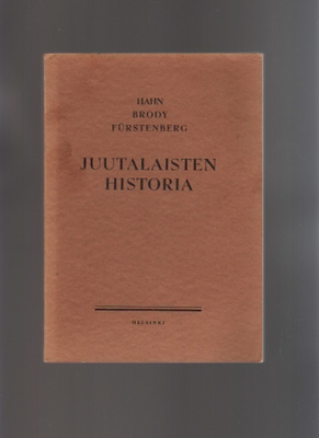 Hahn et al..: Juutalaisten historia, 1958, nid., K3 +