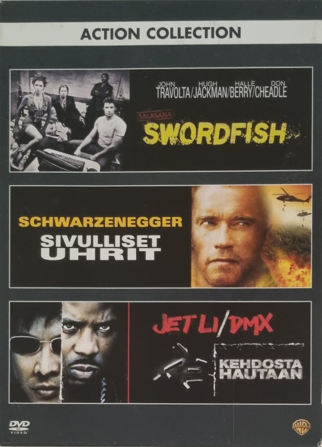 SWORDFISH, SIVULLISET UHRIT & KEHDOSTA HAUTAAN DVD