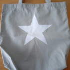 Beige kangaskassi - pikkukuva 1