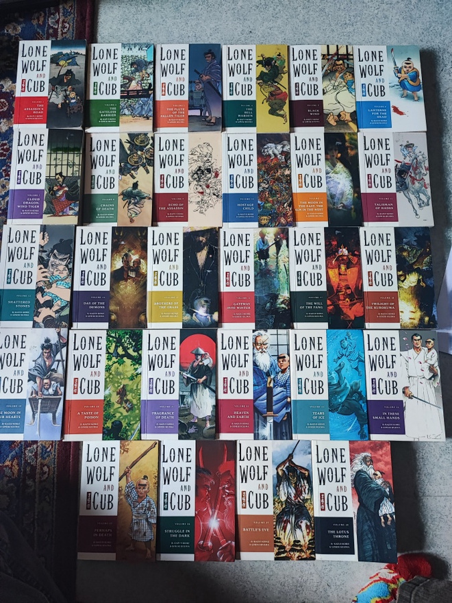Lone Wolf and Cub koko sarja 1-28 Koike Gojima