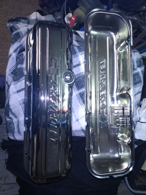 Chevrolet GM performance BB venttiilikopat chrome