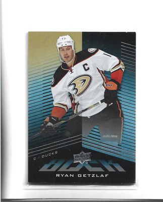 RYAN GETZLAF - DUCKS - 2014-15 UD BLACK # 3 num 85/99