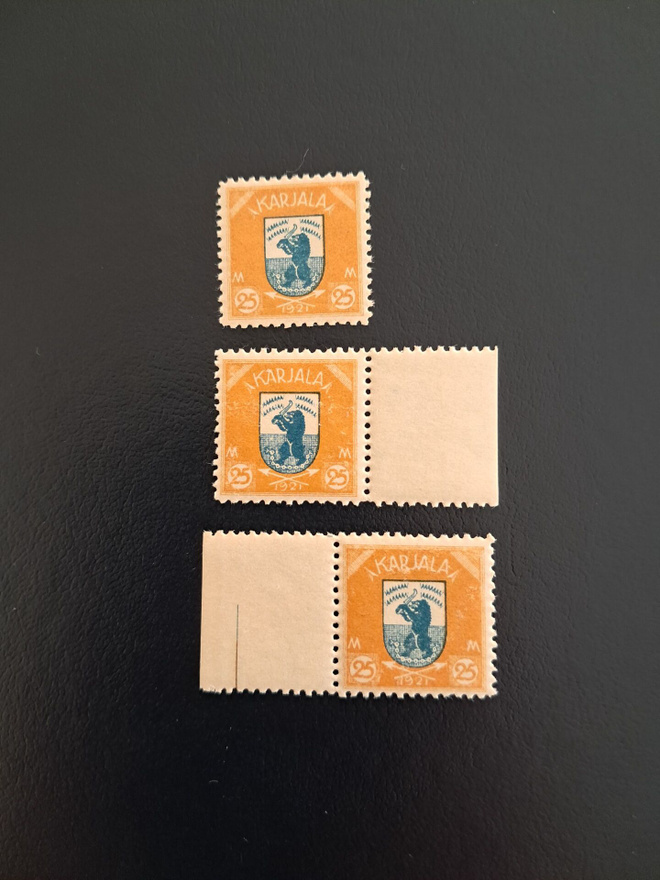 Karjala 25mk B 3kpl*/**