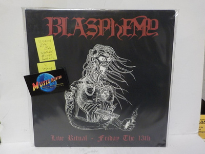 BLASPHEMY - LIVE RITUAL... EX+/EX+ US 2001 LP