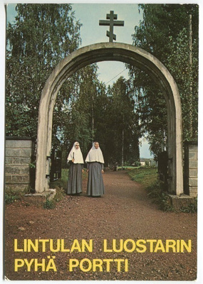 Heinävesi Lintulan luostarin pyhä portti 1970-luku