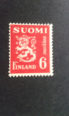 1945 punainen 6mk**